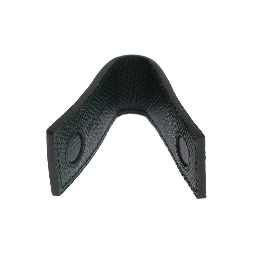 مشبك نقود أنيق من الجلد باللون الأخضر من دولتشي آند غابانا