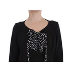 BENCIVENGA Black Stretch Sheath Dress & Sweater Set SIG30869-4