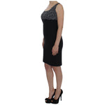 BENCIVENGA Black Stretch Sheath Dress & Sweater Set SIG30869-4