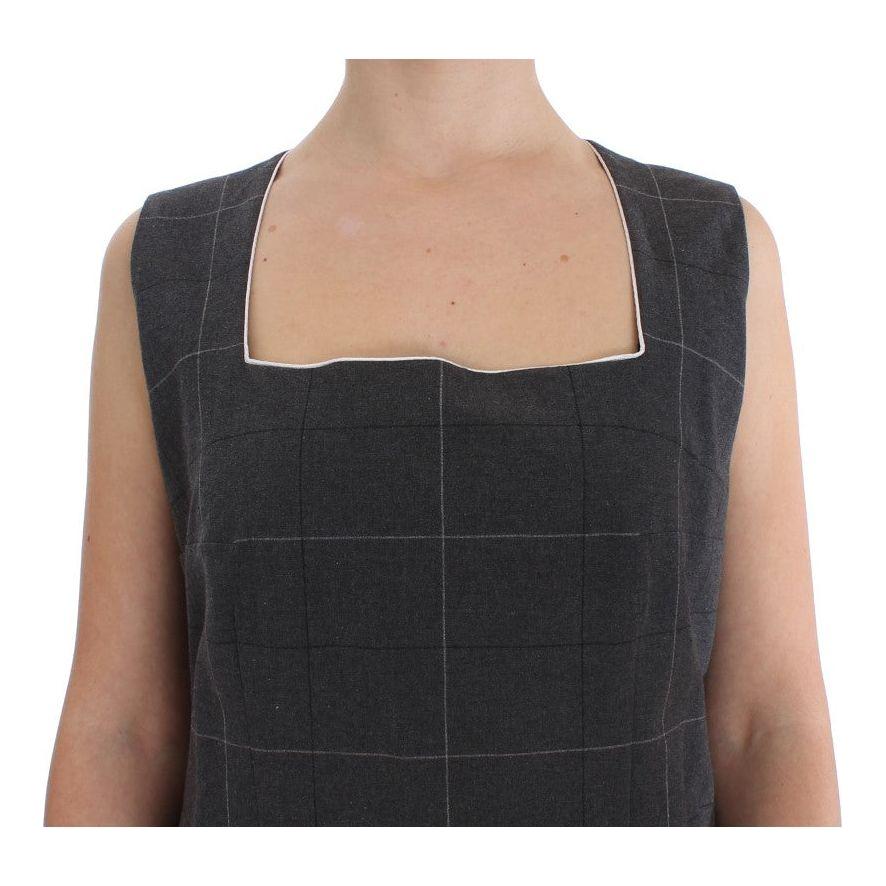 BENCIVENGA Gray Stretch Sheath Dress Suit Set Suit