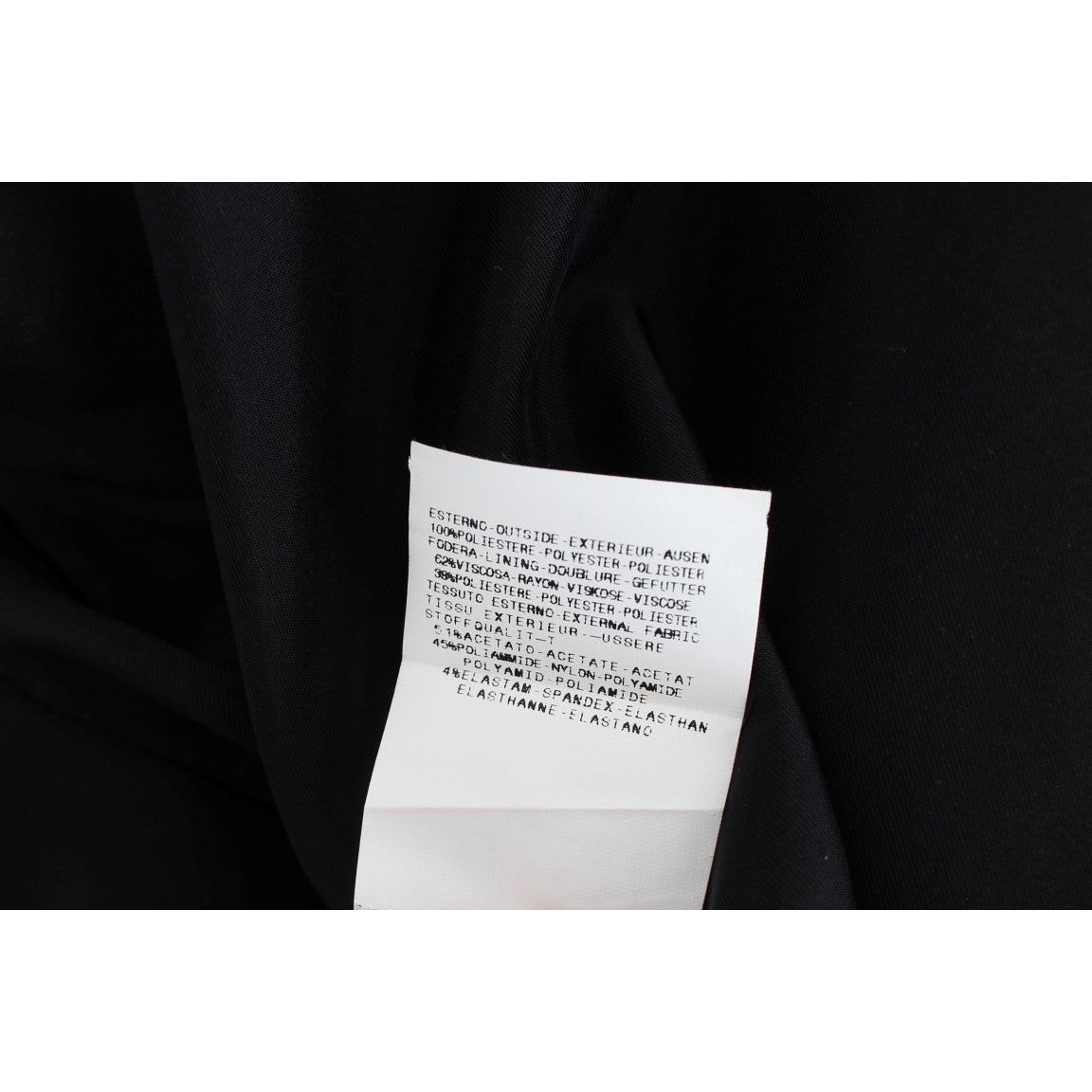 Exte Black Blue Two Piece Suit Skirt & Blazer Skirt Suit