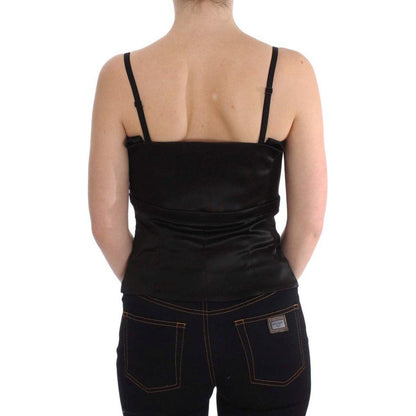 Exte Black Tank Party Evening Top Blouse Top Blouse