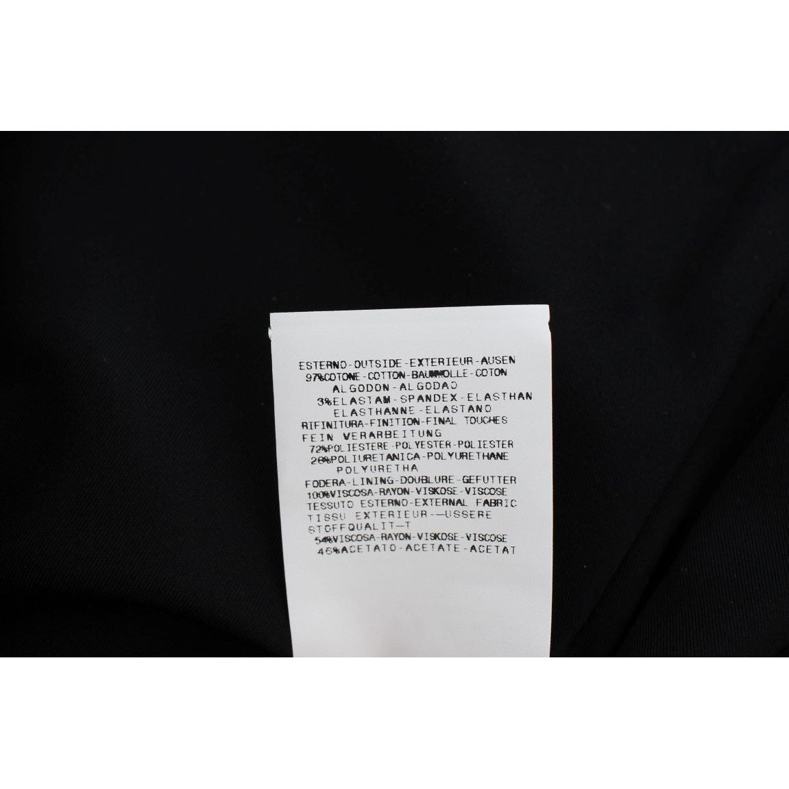 تنورة إكستي شيك من مزيج القطن باللونين الأسود والأزرق