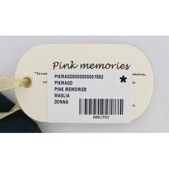 سترة كارديجان أنيقة من القطن باللون الأخضر من PINK MEMORIES