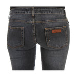 Cavalli Slim Fit Green Diamond Blue Wash Jeans Cavalli Dark Slate Gray