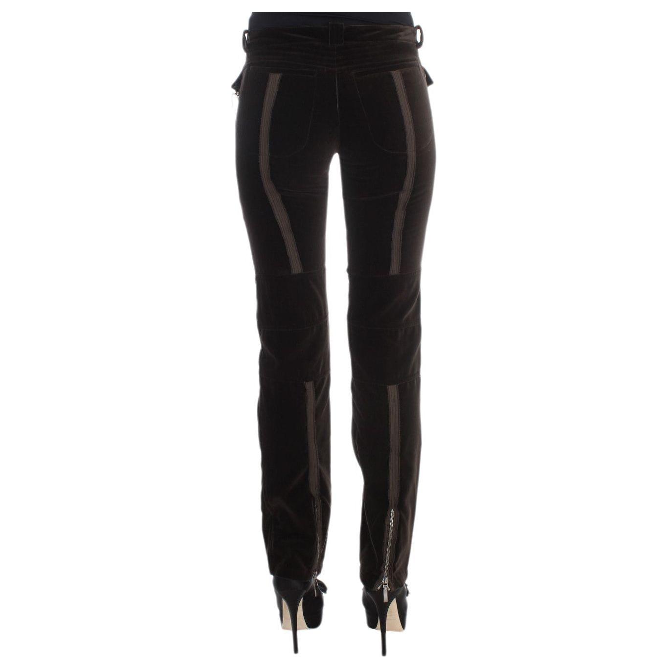 بنطلون من القطن الإيطالي بقصة ضيقة من Ermanno Scervino