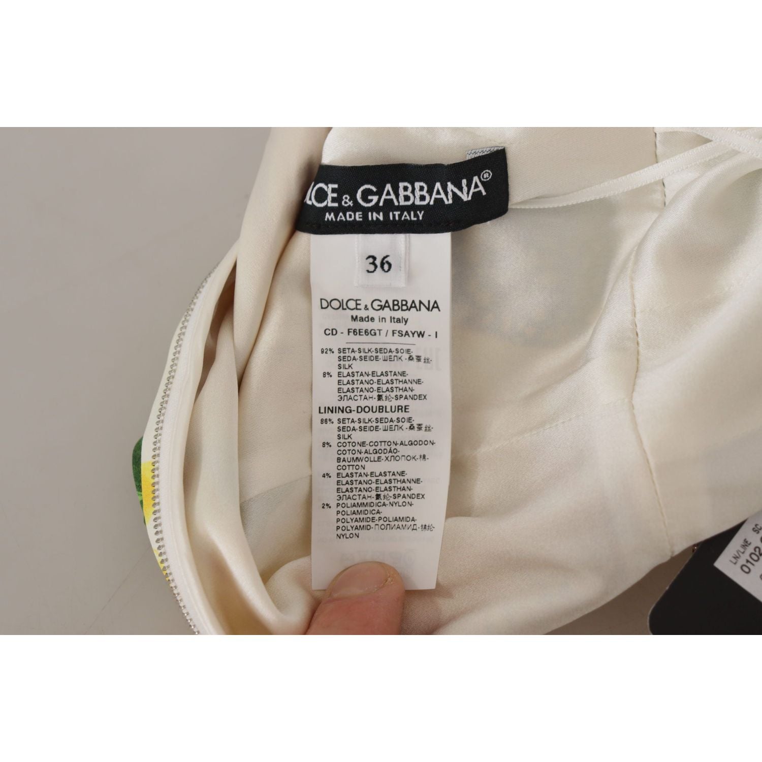 优雅白色花卉印花中长连衣裙