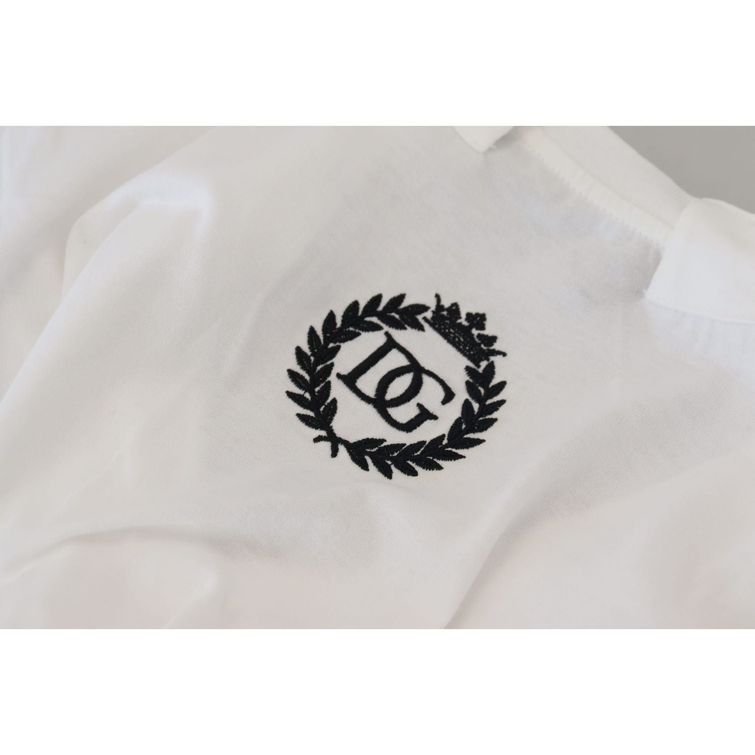 优雅白色棉质上衣