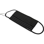 Dolce & Gabbana Black White Stripes Elastic Ear Strap One Size Face Mask