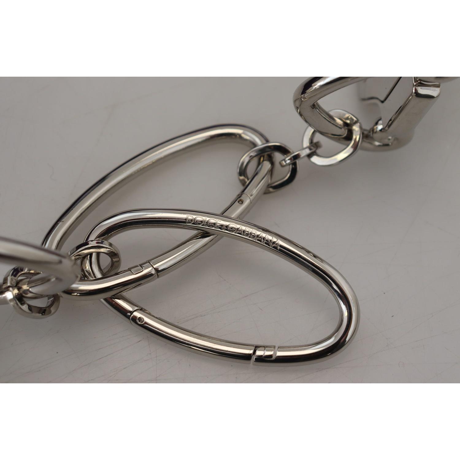 米色花卉皮革肩带配饰