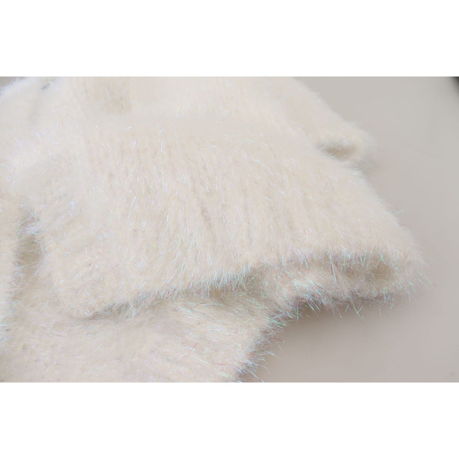 优雅白色长袖开衫外套