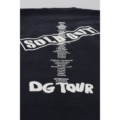 Dolce & Gabbana Black D&G Fashion Round Neck Cotton T-shirt