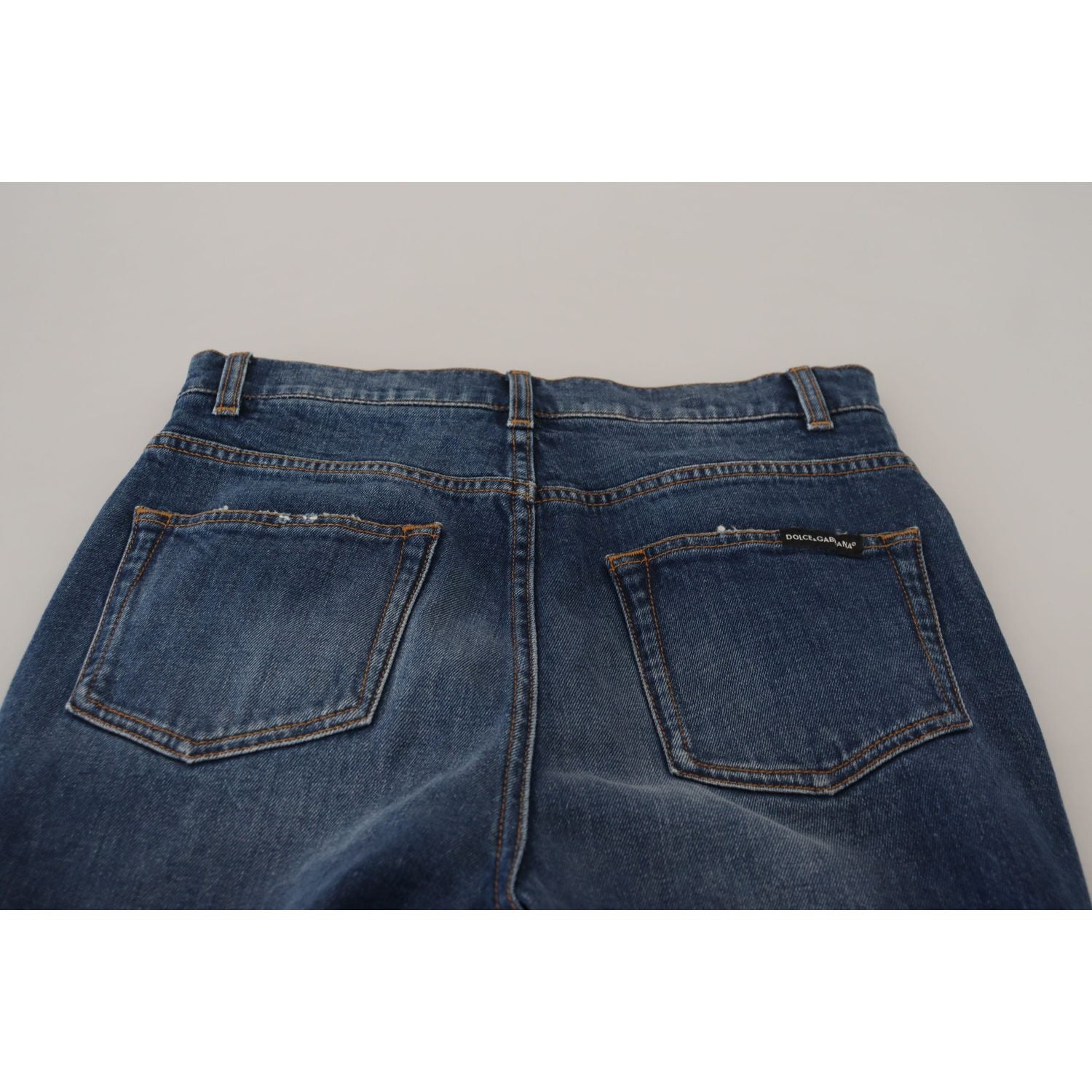 بنطلون جينز أزرق أنيق من دولتشي آند غابانا - مقاس مخصص