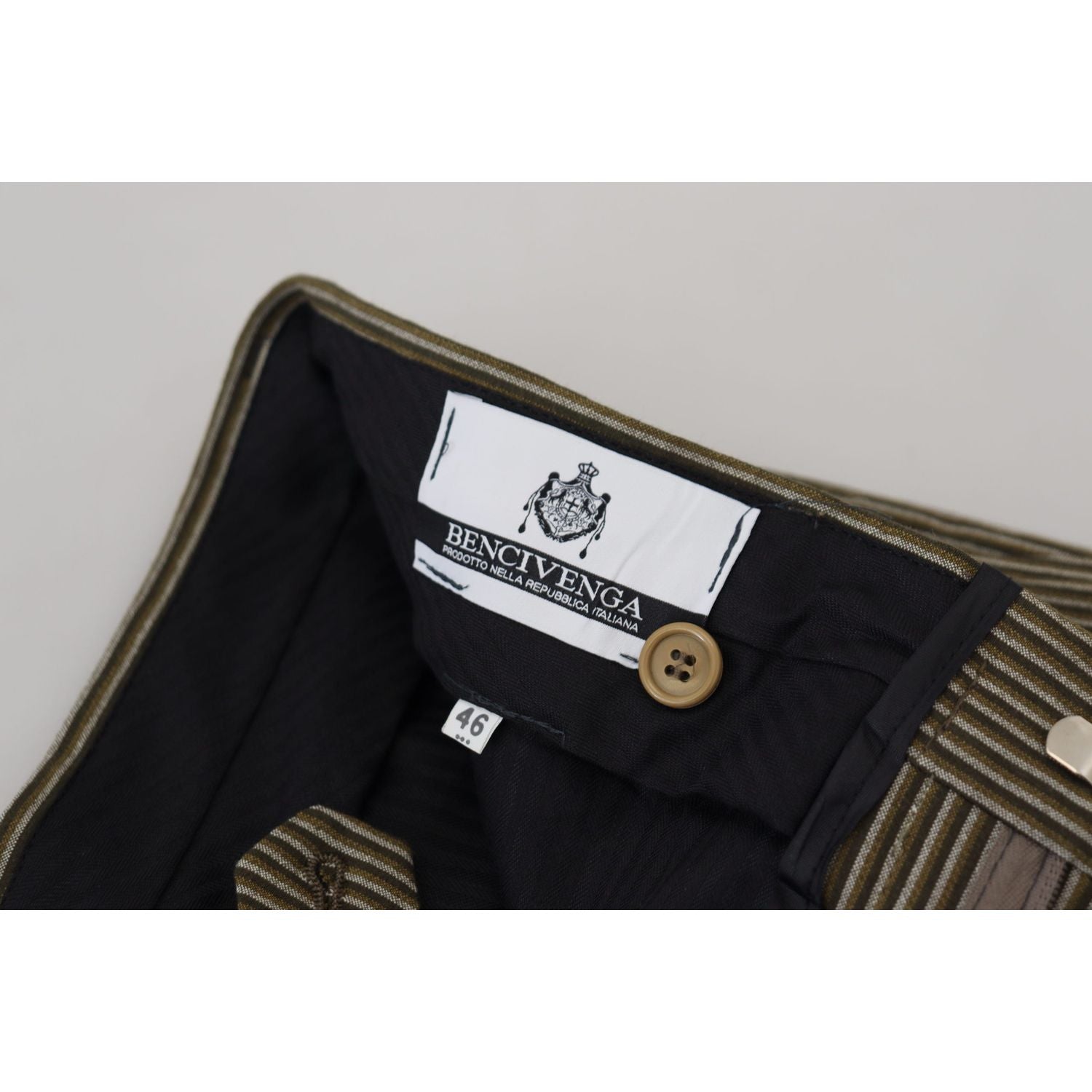 优雅多色纯棉长裤