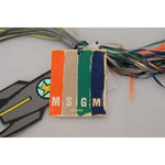 MSGM Multicolor Rocket Ship Silver Tone Metal Keychain
