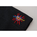 Dolce & Gabbana Black Sacred Heart #DGLovesLondon Wrap Scarf