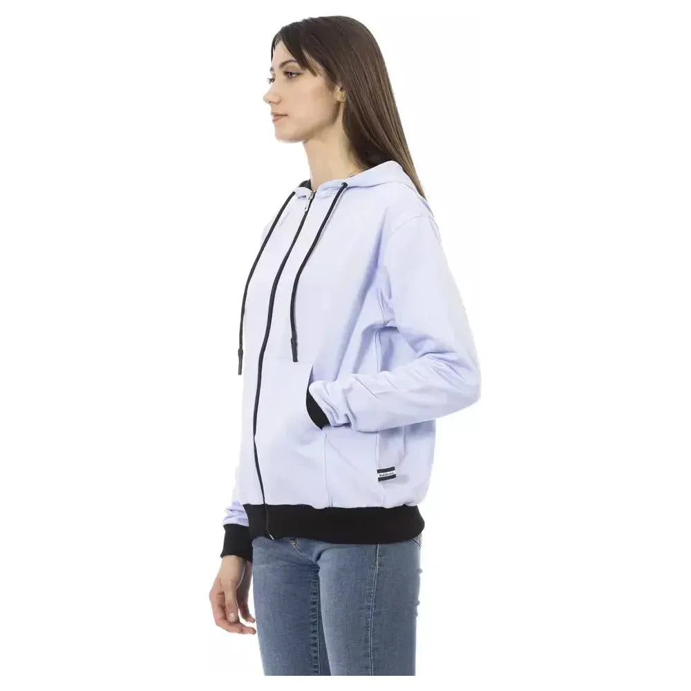 Baldinini Trend Purple Cotton Women Sweater