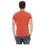 Trussardi Action Orange Cotton Men T-Shirt TR-22894-L