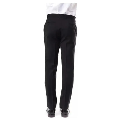 Uominitaliani Gray Wool Men Pants