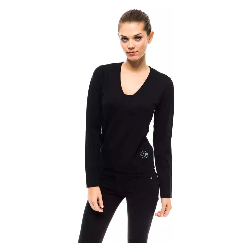 سترة نسائية من الصوف باللون الأزرق من مونتانا بلو