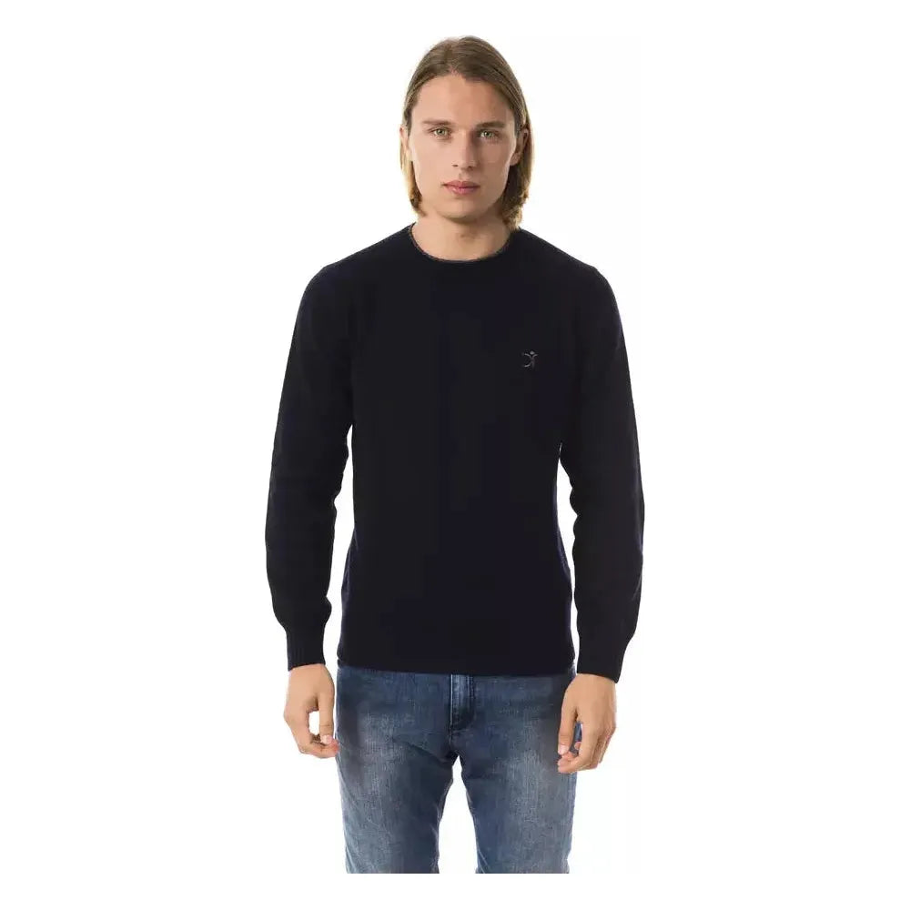 Uominitaliani Blue Wool Men Sweater UO-7827-S