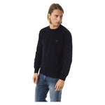 Uominitaliani Blue Wool Men Sweater UO-7827-S