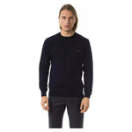 Uominitaliani Blue Merino Wool Men's Sweater UO-7817-XS