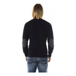 Uominitaliani Blue Wool Men Sweater UO-7827-S