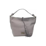 Pompei Donatella Gray Leather Women Shoulder Bag WOMAN SHOULDER BAGS