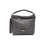 Pompei Donatella Gray Leather Women Shoulder Bag WOMAN SHOULDER BAGS