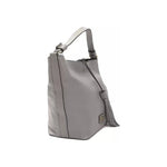 Pompei Donatella Gray Leather Women Shoulder Bag WOMAN SHOULDER BAGS