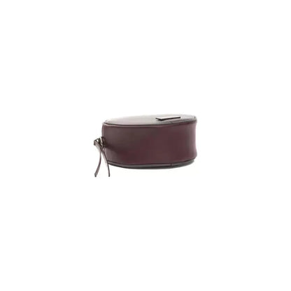 Pompei Donatella Burgundy Leather Women Crossbody Bag