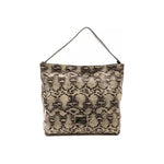 Pompei Donatella Gray Leather Women Shoulder Bag