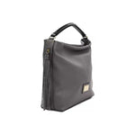 Pompei Donatella Gray Leather Women Shoulder Bag WOMAN SHOULDER BAGS