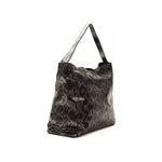 Pompei Donatella Gray Leather Women Shoulder Bag