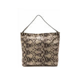 Pompei Donatella Gray Leather Women Shoulder Bag