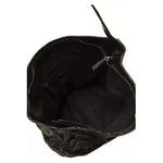 Pompei Donatella Gray Leather Women Shoulder Bag