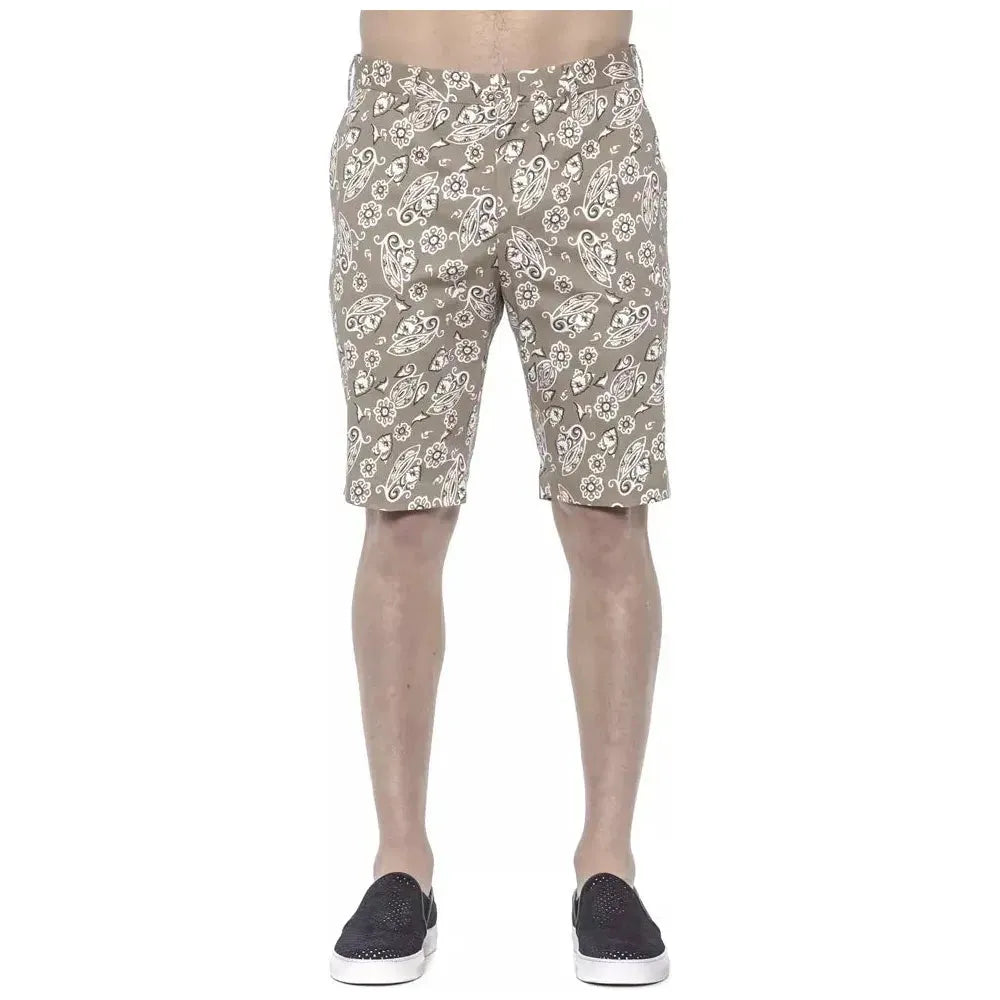 PT Torino Beige Cotton Men Short PT-20811-IT46 | S