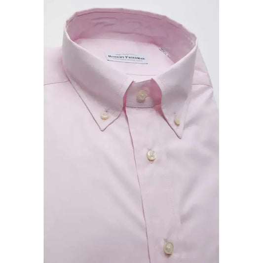 Robert Friedman Multicolor Cotton Men Shirt RO-20444-M