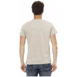 Trussardi Action Beige Cotton Men T-Shirt TR-22816-M