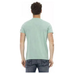 Trussardi Action Green Cotton Men T-Shirt TR-22800-XL