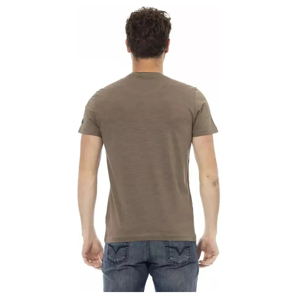 Trussardi Action Brown Cotton T-Shirt