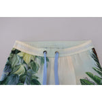 Dolce & Gabbana White Floral Printed Men Jogger Pants PAN73216 - 48