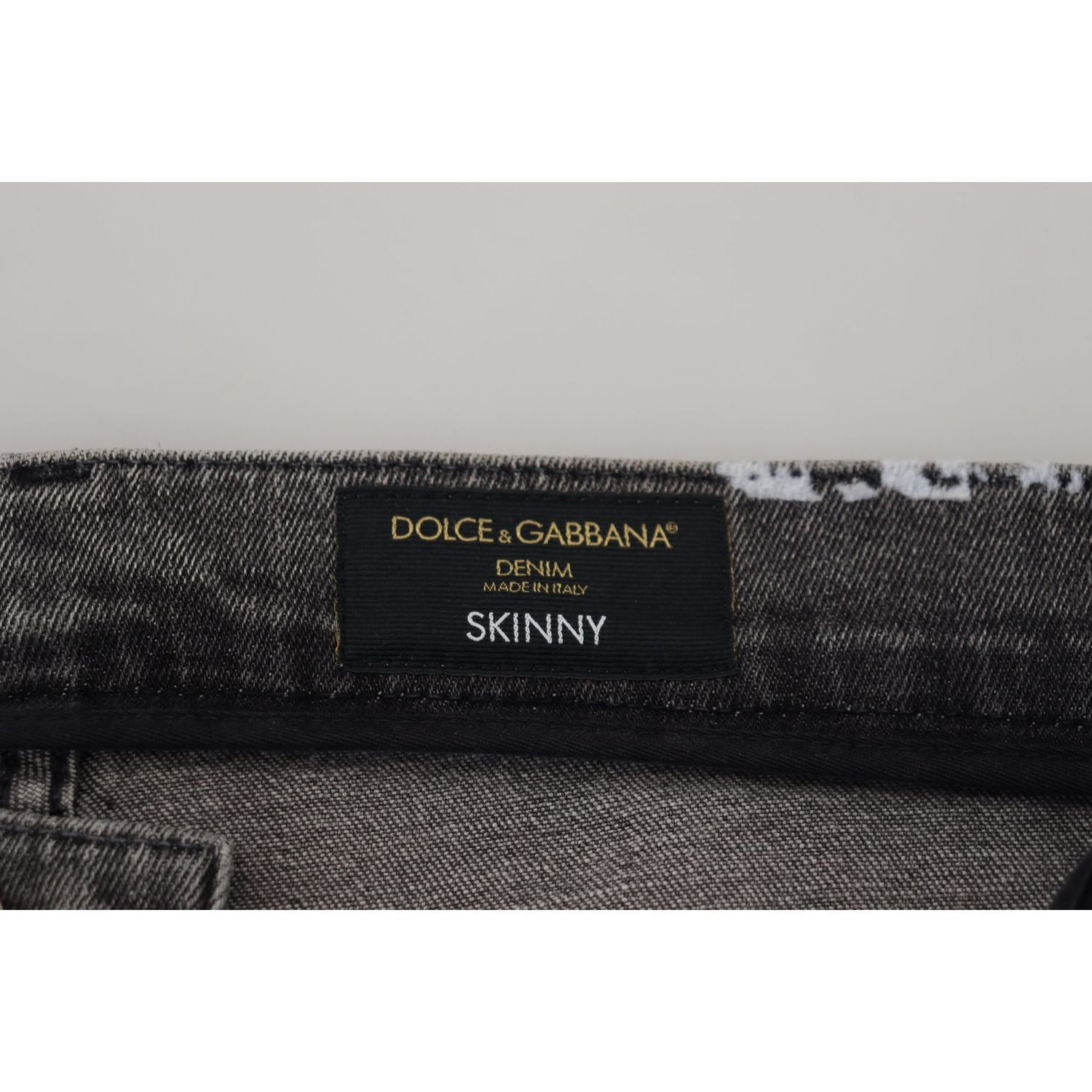 Dolce & Gabbana Multicolor Cotton Tie Dye Skinny Denim Jeans