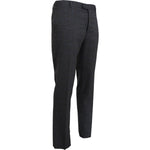 BENCIVENGA Gray Checkered Wool Dress Formal Pants PAN74055 - 54