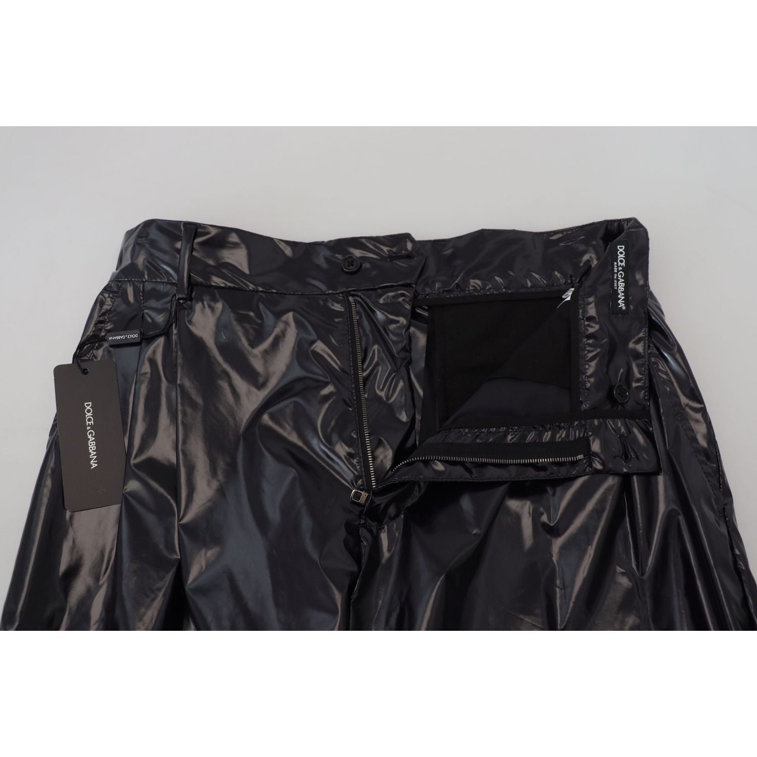 بنطلون أسود أنيق من Dolce &amp; Gabbana إيطالي