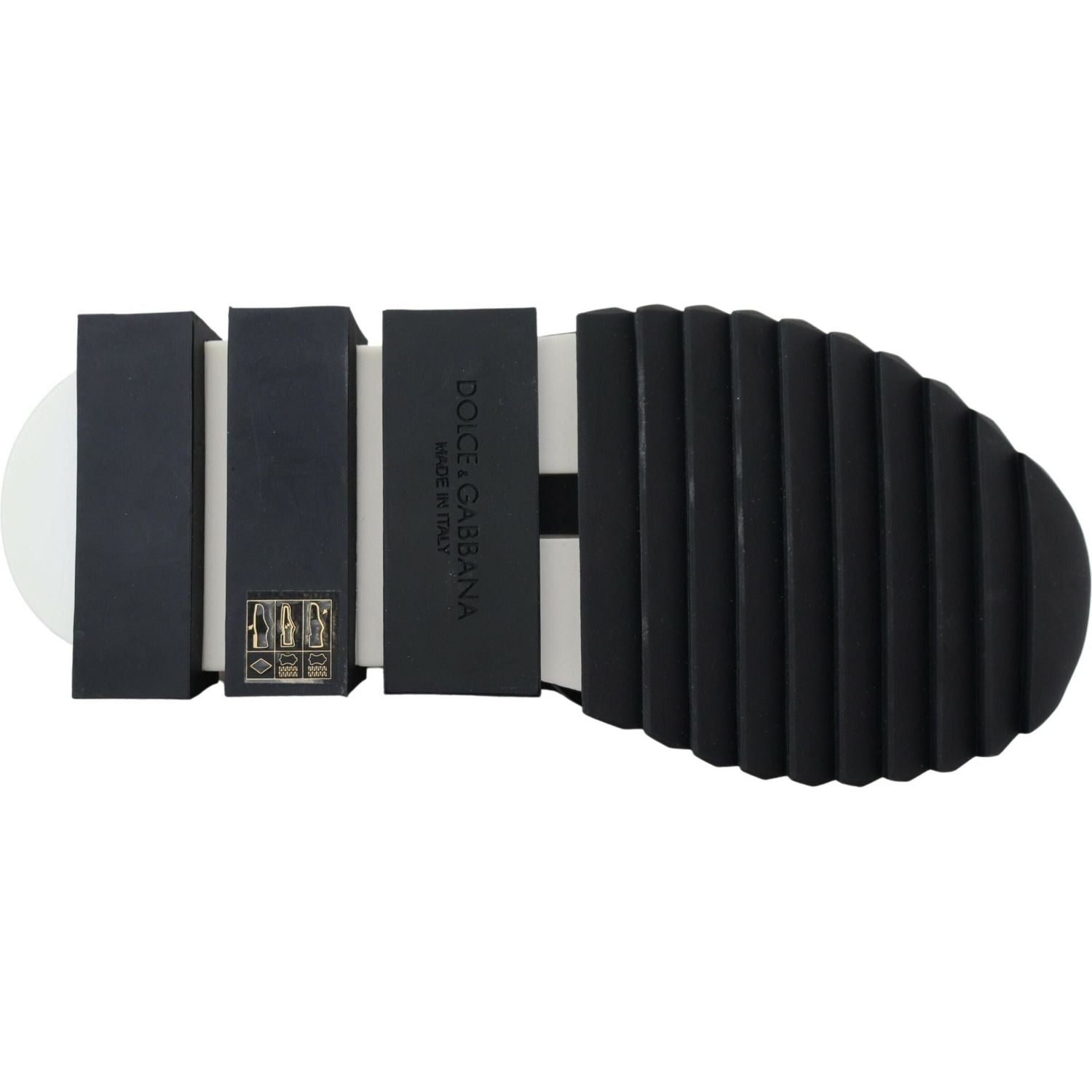 حذاء سنيكرز دولتشي آند غابانا شيك سورينتو سهل الارتداء باللونين الأبيض والأسود