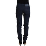 Acht Blue Cotton Low Waist Slim Fit Women Casual Denim Jeans PAN71822- 26