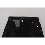Acht Black Washed Cotton Skinny Women Casual Denim Jeans PAN72667- 40