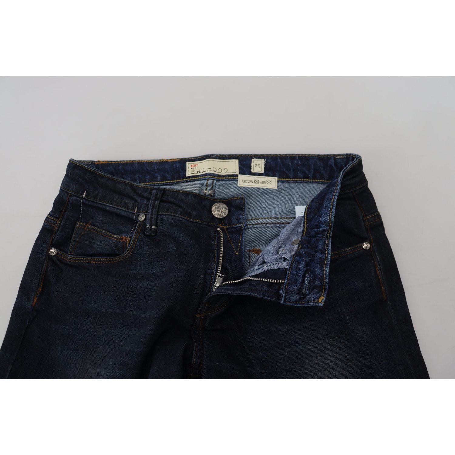 时尚低腰紧身牛仔裤